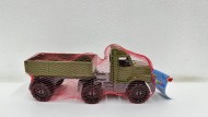 Машинка Тягач "БИЗОН" бортовой с прицепом Военный (Арт. И-5116)