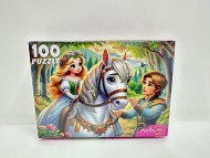 ПАЗЛЫ 100 элементов. ПРИНЧЕССА НА ЛОШАДИ (арт. УК100-0238) ПАЗЛЫ 100 элементов. ПРИНЧЕССА НА ЛОШАДИ (арт. УК100-0238)